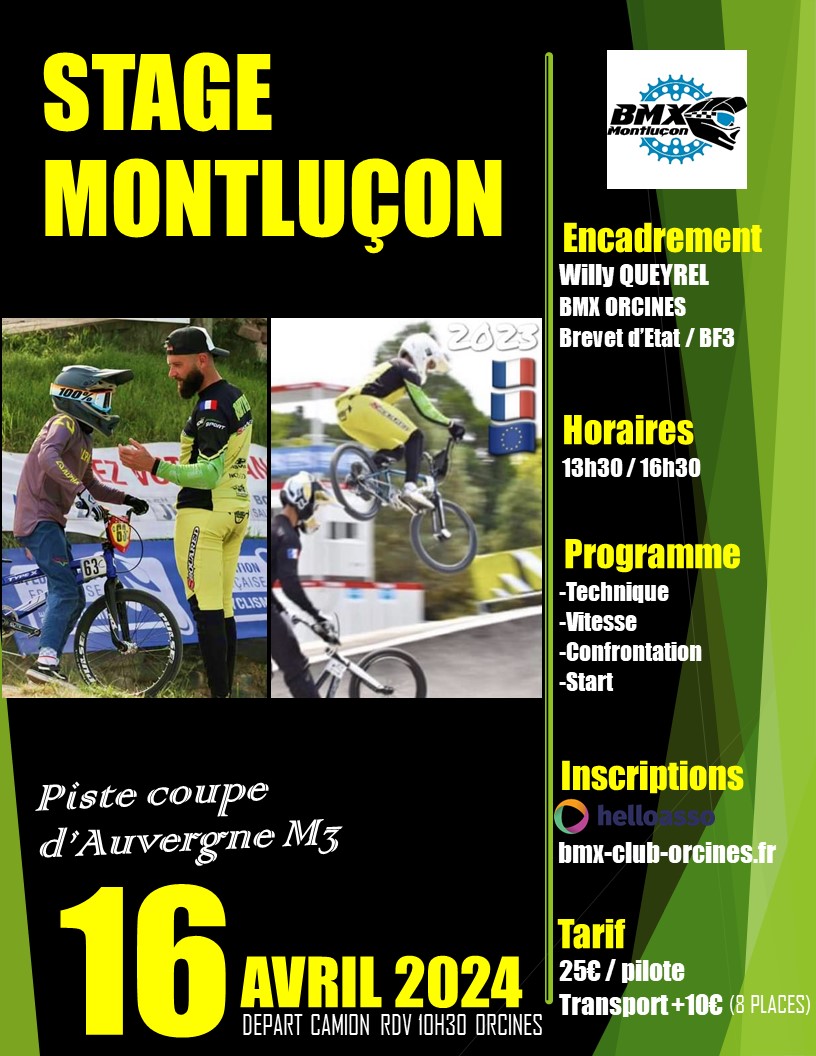 Stage Montlucon 16.04.24